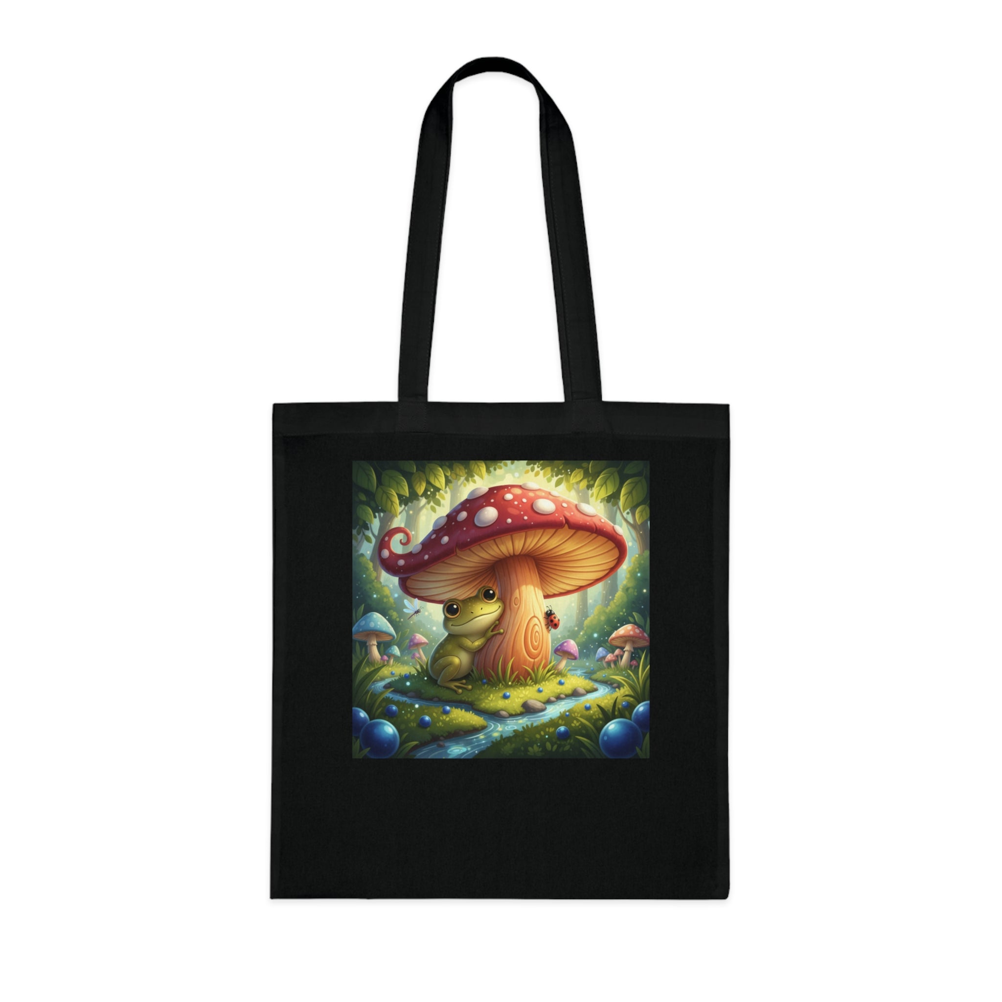 Whimsical Forest Frog Mushroom Fantasy Scene product type