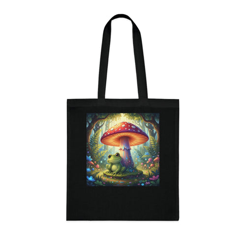Magical Frog Mushroom Forest Whimsical Tote product type