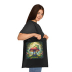 Happy Frog Mushroom Forest Art Tote Bag product type