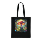 Cute Frog Mushroom Forest Fantasy Art Tote Bag